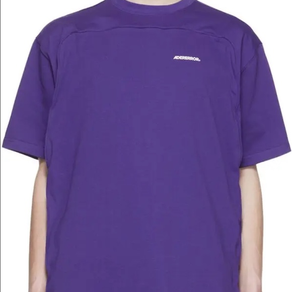 ADER ERROR Purple Boxy T-Shirt - Picture 7 of 7